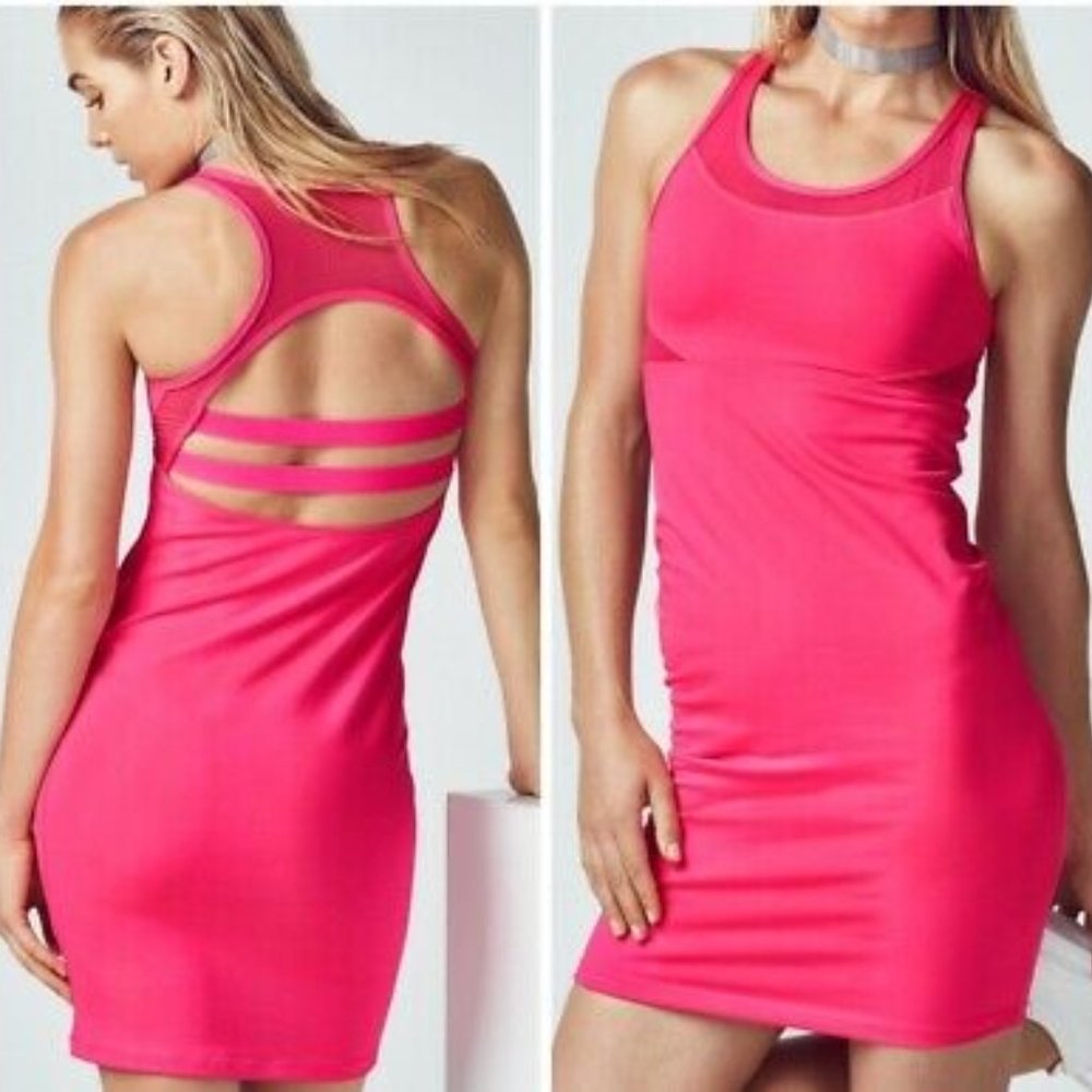 NWT Hot Pink XS Fabletics Tropez Dress